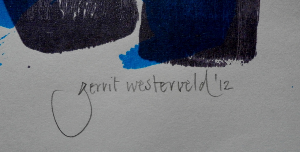 Gerrit Westerveld - zeefdruk - 2012 kopen? Bied vanaf 65!