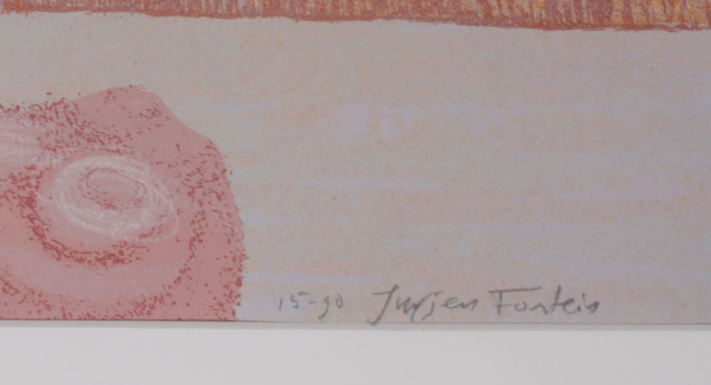 Jurjen Fontein: Zeefdruk, Libelle - Ingelijst kopen? Bied vanaf 1!