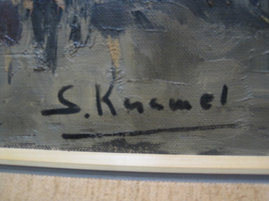 oud olieverfschilderij "Parijs Champs Elysees" gesigneerd omstreeks 1930 kopen? Bied vanaf 1!