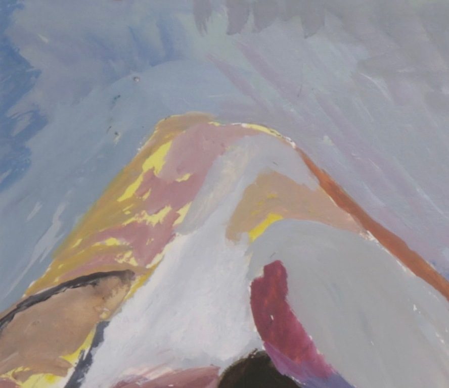 Hans Ebeling Koning: Gouache, Californie 8 - Ingelijst kopen? Bied vanaf 200!