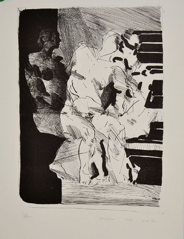 Jaap Hillenius: Litho. Figuren. (voor de luis) kopen? Bied vanaf 35!