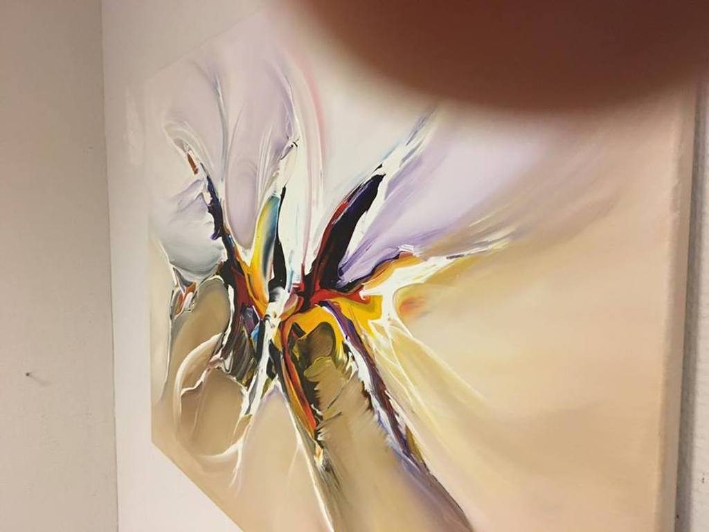 Gena - Abstract. Acrylverf op doek - 2017 - Gesigneerd. kopen? Bied vanaf 150!