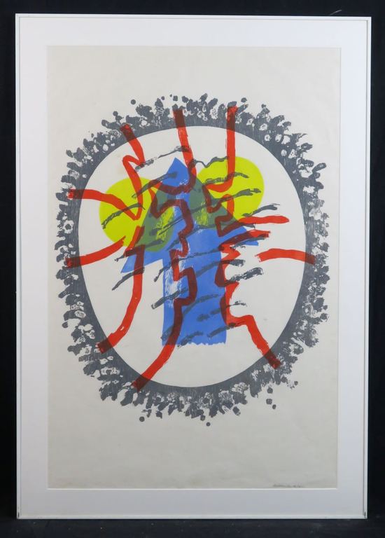 Jef Diederen: Lino, De zon - Ingelijst (Groot) verkocht voor € 35!