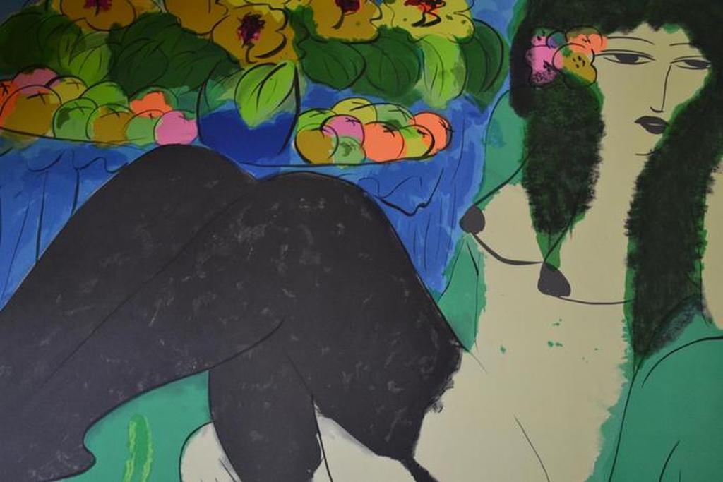 Walasse Ting : "Bas Noirs" Lithografie, 1988,  Oplage 200, Handgesigneerd. kopen? Bied vanaf 550!