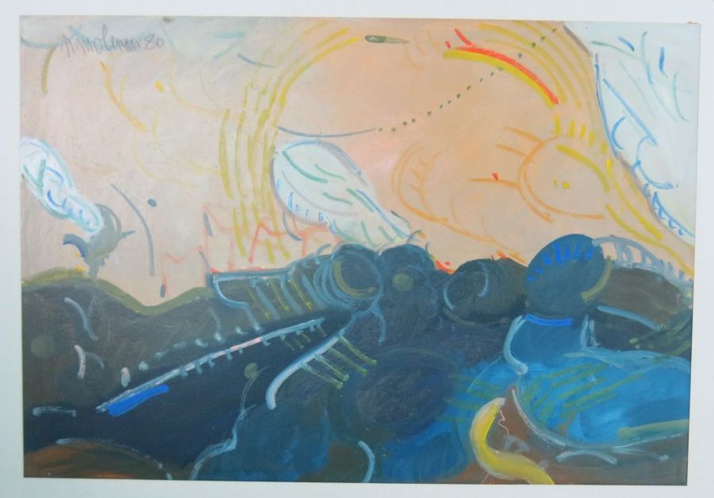 Niek Molenaar: Acrylverf, Zonder Titel kopen? Bied vanaf 1!