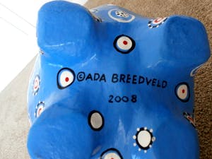 Ada Breedveld - Ada Breedveld - beeld: Blauwe olifant harten - 2008 kopen? Bied vanaf 95!