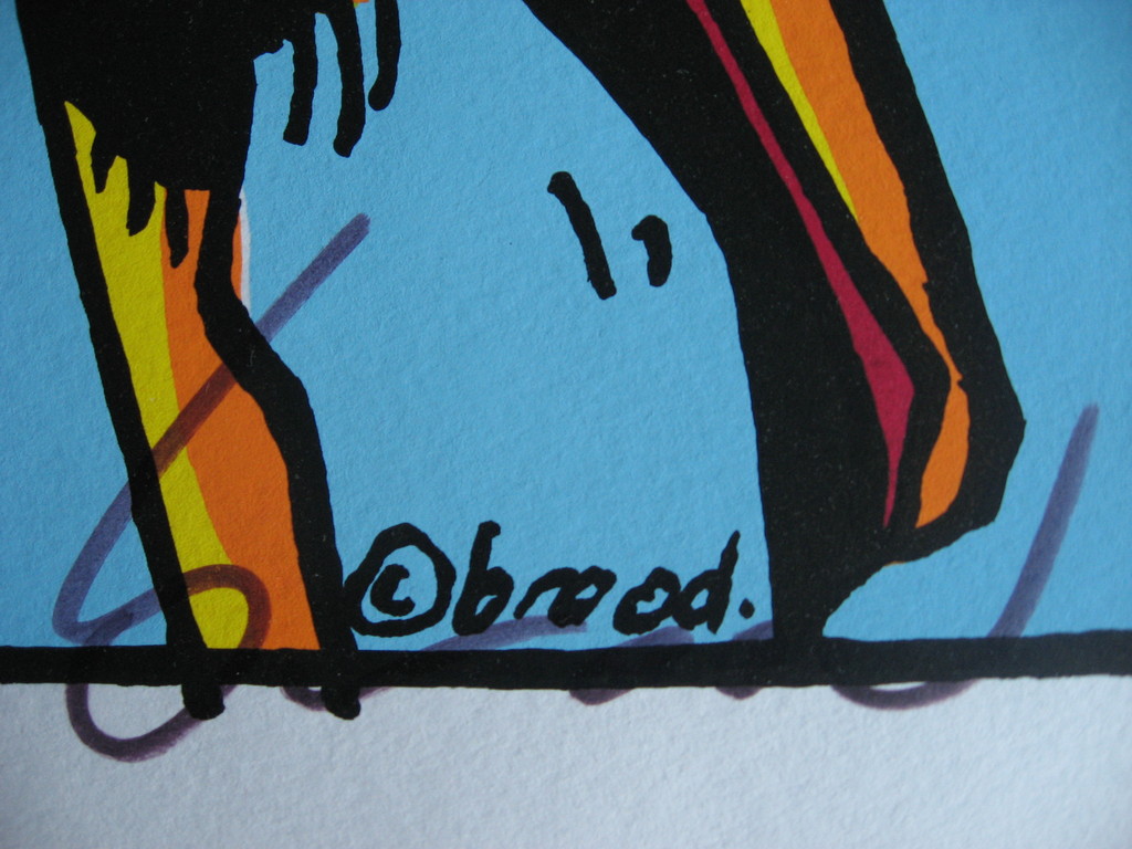 Herman Brood: Kleurenzeefdruk, Spoelt u maar kopen? Bied vanaf 60!