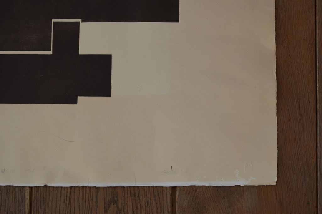 Dick Cassée : Litho – Zonder titel – Gesigneerd – 1966 – Prent 190 kopen? Bied vanaf 1!