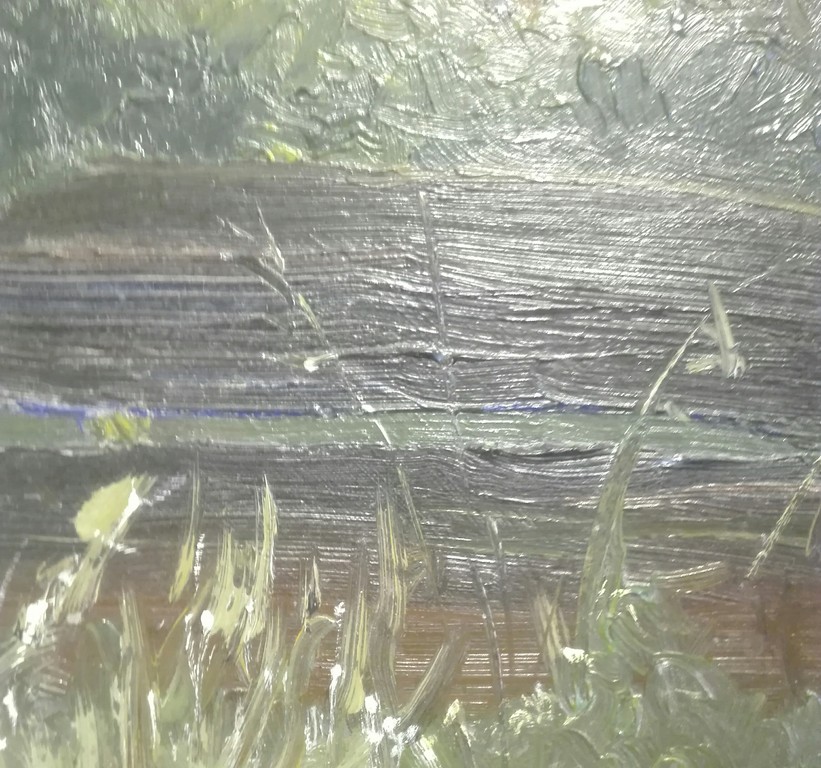 A.J.A. Hagen, klassiek schilderij olieverf op paneel, Havengezicht kopen? Bied vanaf 175!