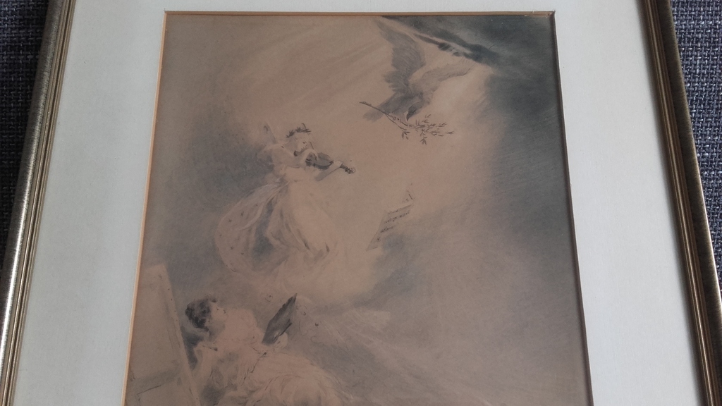 Alexander Henri Robert van Maasdijk - Gesigneerde Tekening - Engelen kopen? Bied vanaf 1!