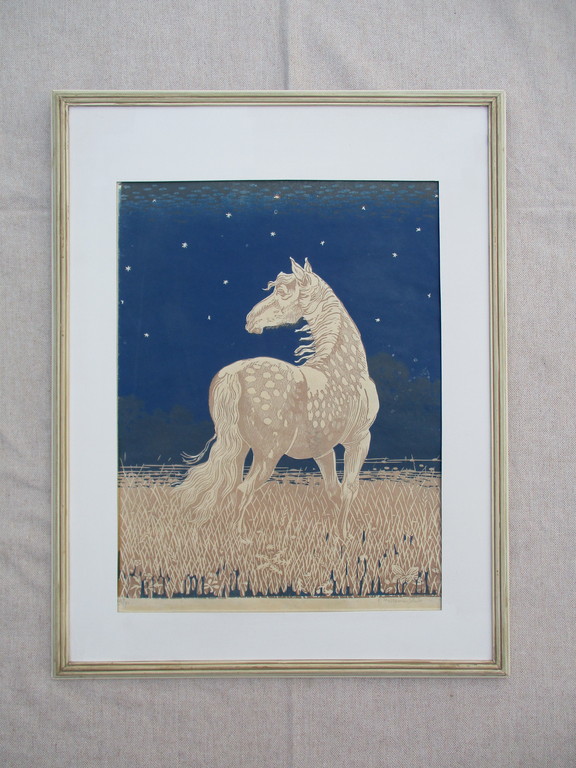 Engelien Reitsma-Valenca: Houtsnede, Paard kopen? Bied vanaf 60!