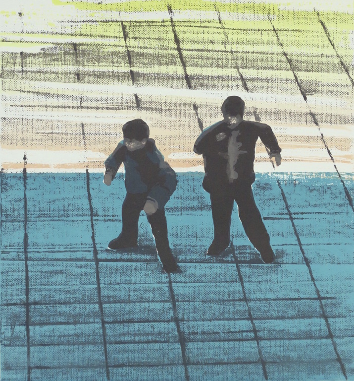 Koen Vermeule: Zeefdruk, Twee jongens kopen? Bied vanaf 60!