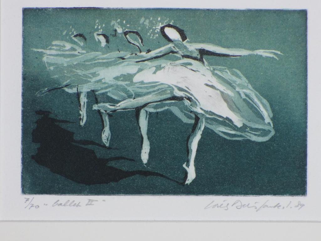 Willy Belinfante, Ballet II, Kleurets '89 verkocht voor € 35!