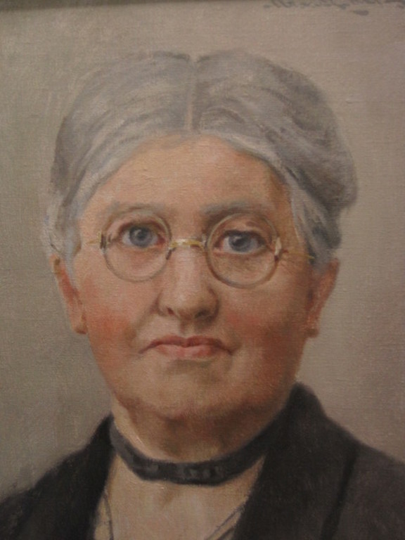 Hessel de Boer 1921-2003 "portret oudere dame" gesigneerd ca. 1980 verkocht voor € 55!