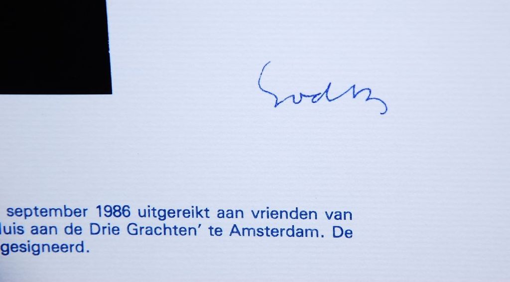 Siep van den Berg Rijmprent met collage Gedicht Wilfred Smit kopen? Bied vanaf 100!