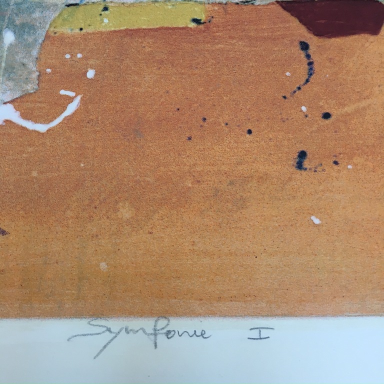 Ron van der Werf zeefdruk 'Symfonie I' kopen? Bied vanaf 75!