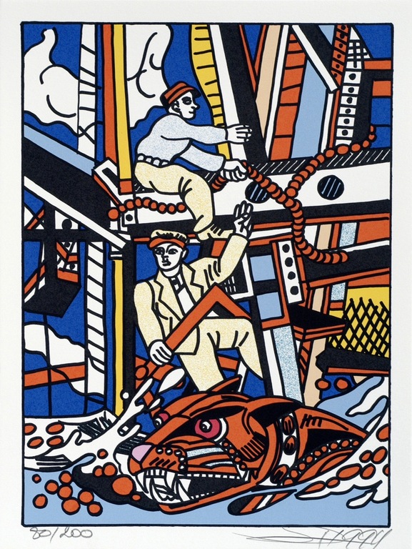 Erro: Zeefdruk, A travers...13 verkocht voor € 40!