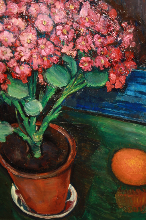 WILLEM REES -BLOEMEN EN EEN SINAASAPPEL - NAIVE KUNST kopen? Bied vanaf 200!