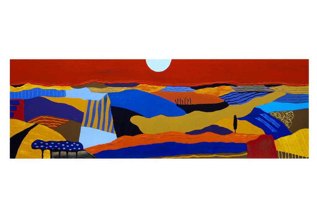 Ronald Boonacker, Route du Soleil II, Zeefdruk verkocht voor € 110!