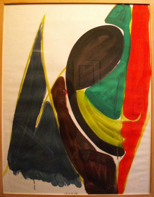 Kantelberg, Peter : Gouasche op papier, 1984 verkocht voor € 75!