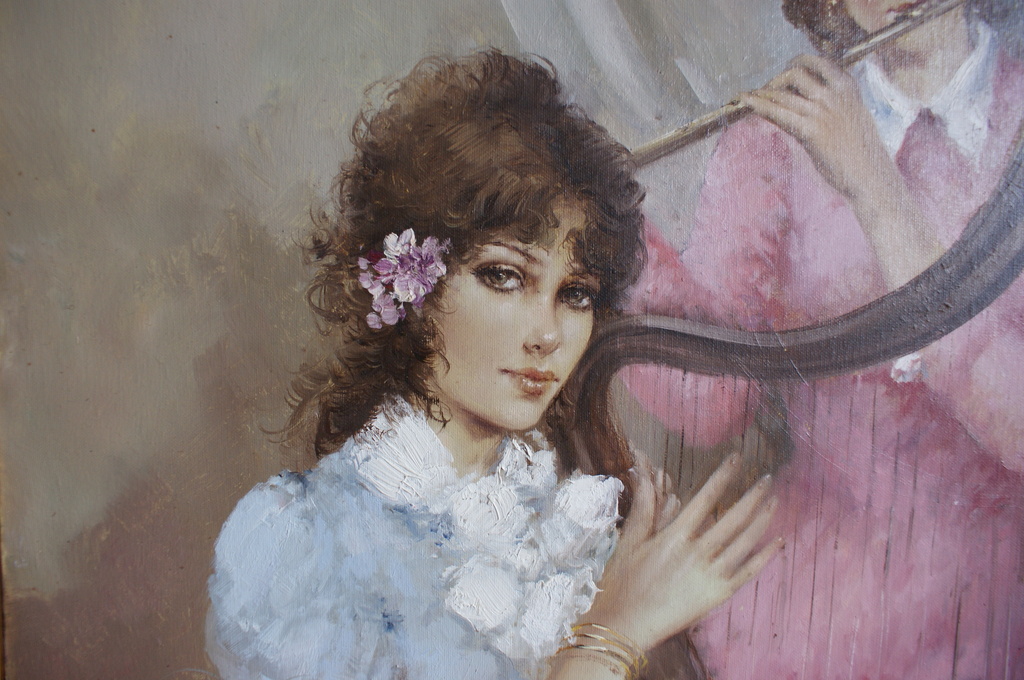 Lucia Sarto (1950) olieverf op canvas  kopen? Bied vanaf 1250!