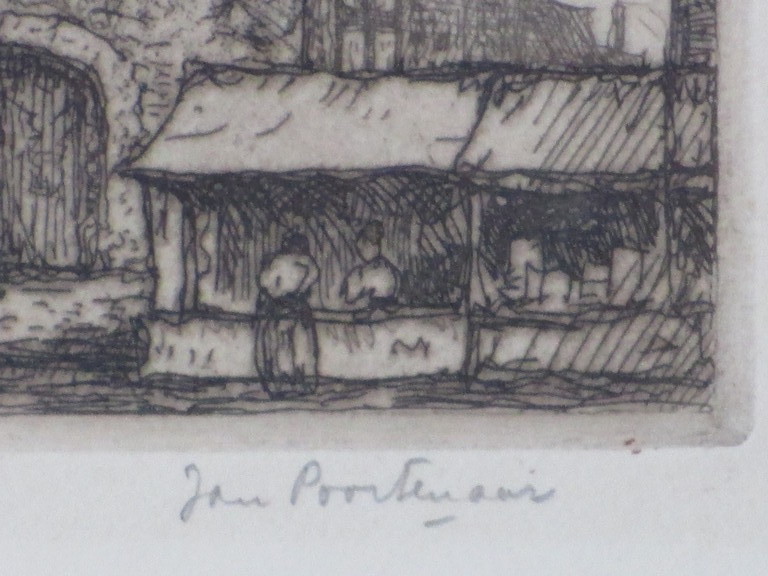 Jan Poortenaar, Waag Nieuwmarkt Amsterdam, Ets kopen? Bied vanaf 30!