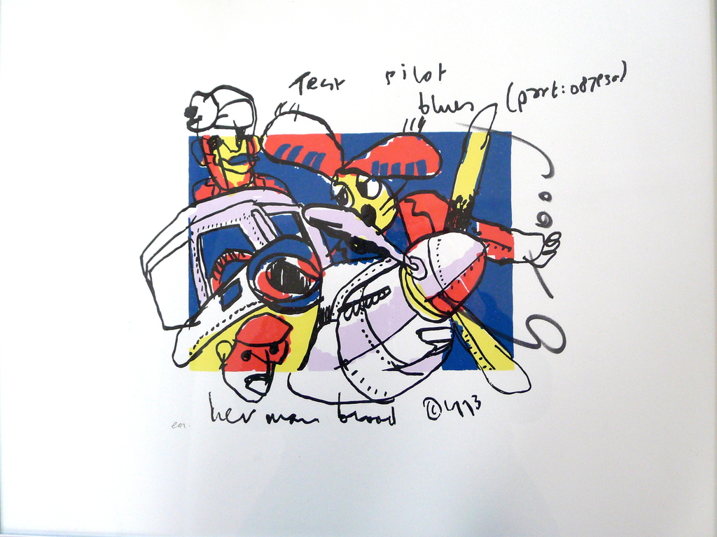 HERMAN BROOD  **2 stuks Zeefdrukken kopen? Bied vanaf 150!