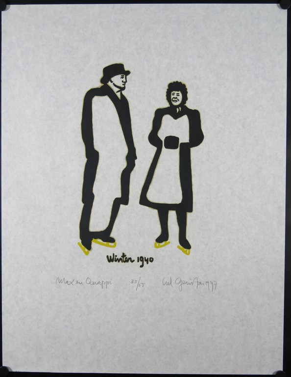 Ad Gerritsen: Houtsnede op Rijstpapier, Max en Quappi kopen? Bied vanaf 50!