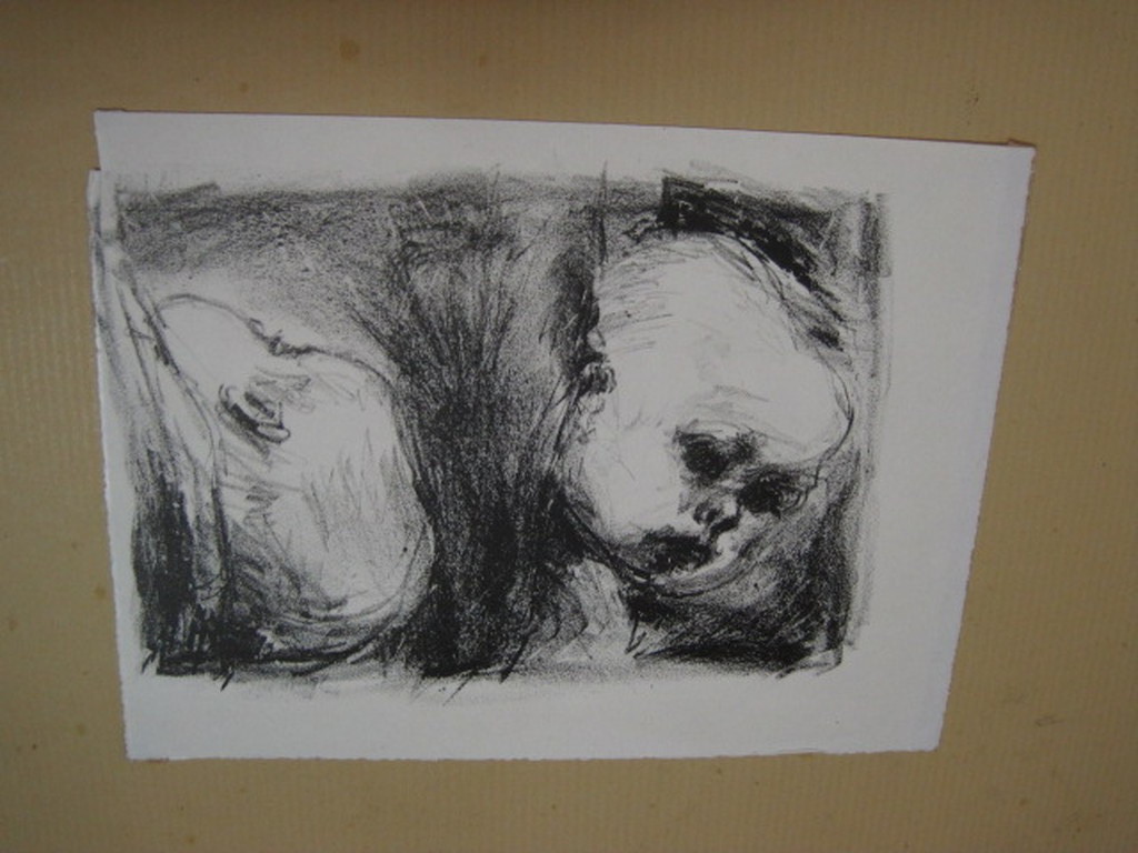 Gesigneerde litho (geboortekaartje Martine Stigter) vn Kees Buurman (1933-1997)  kopen? Bied vanaf 1!