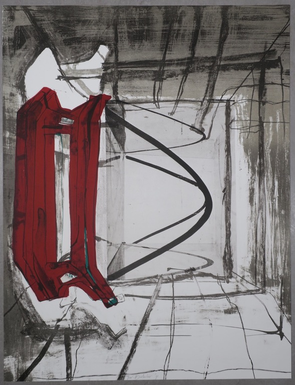 Eva Durlacher: Litho, Het podium is weer open kopen? Bied vanaf 35!