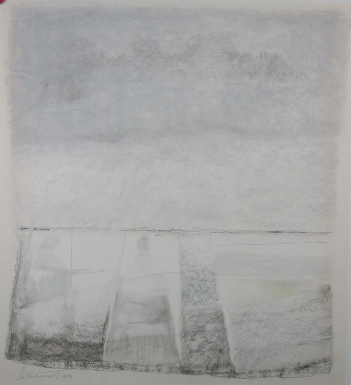 Bartholomeus Toebak: Potlood en krijt, Winterlandschap (hoge horizon) kopen? Bied vanaf 1!