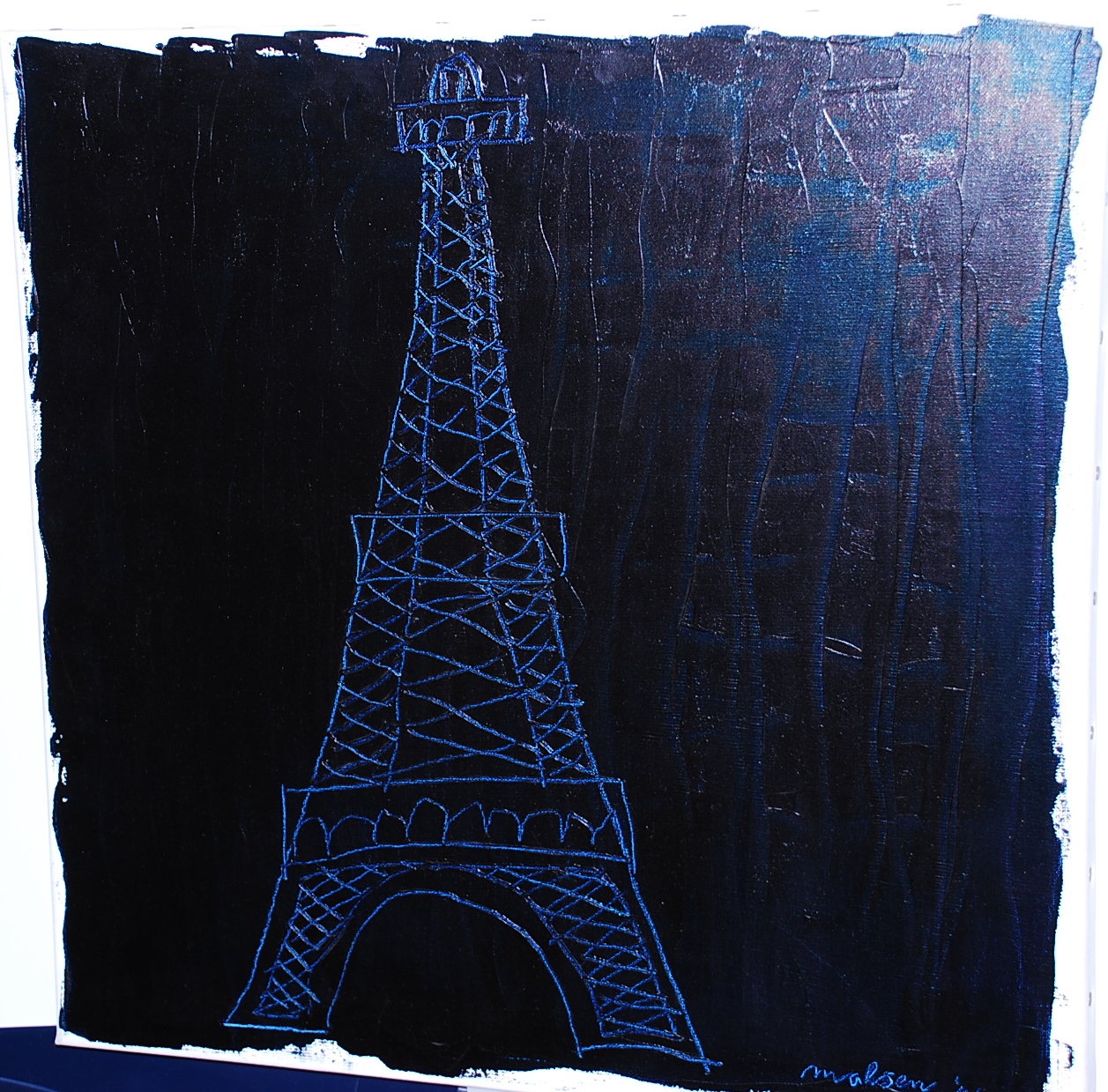 Willem van Malsen: Olieverf op doek. Eiffeltoren Parijs kopen? Bied vanaf 180!