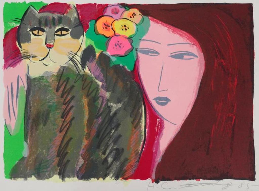 FRAAIE LITHO WALASSE TING HANDGESIGNEERD OPLAGE VAN 6! verkocht voor € 395!