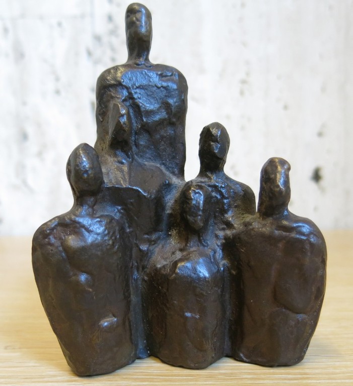Jos Gielen: Bronzen beeld, Voorstelling van een Familie verkocht voor € 100!