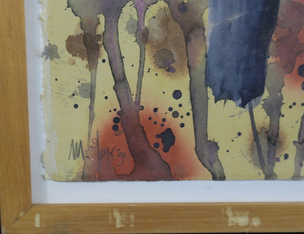 Mareike Geys: Aquarel, Paddestoelen - Ingelijst kopen? Bied vanaf 35!