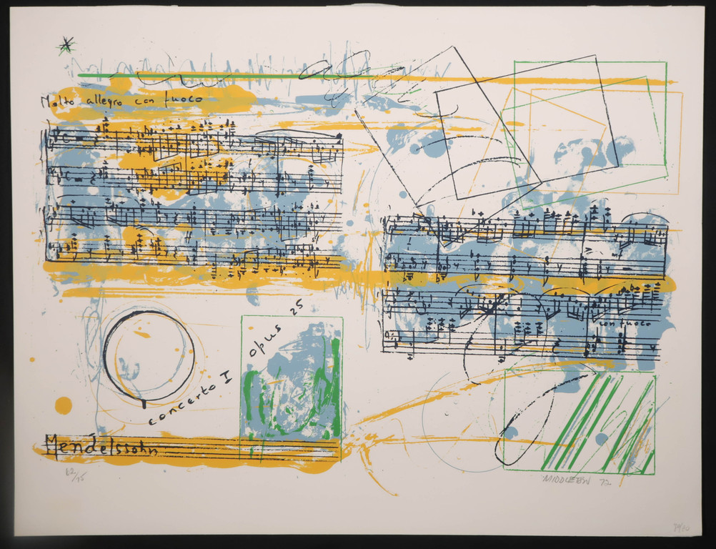 Sam Middleton: Zeefdruk, Mendelssohn concerto I opus 25 kopen? Bied vanaf 35!