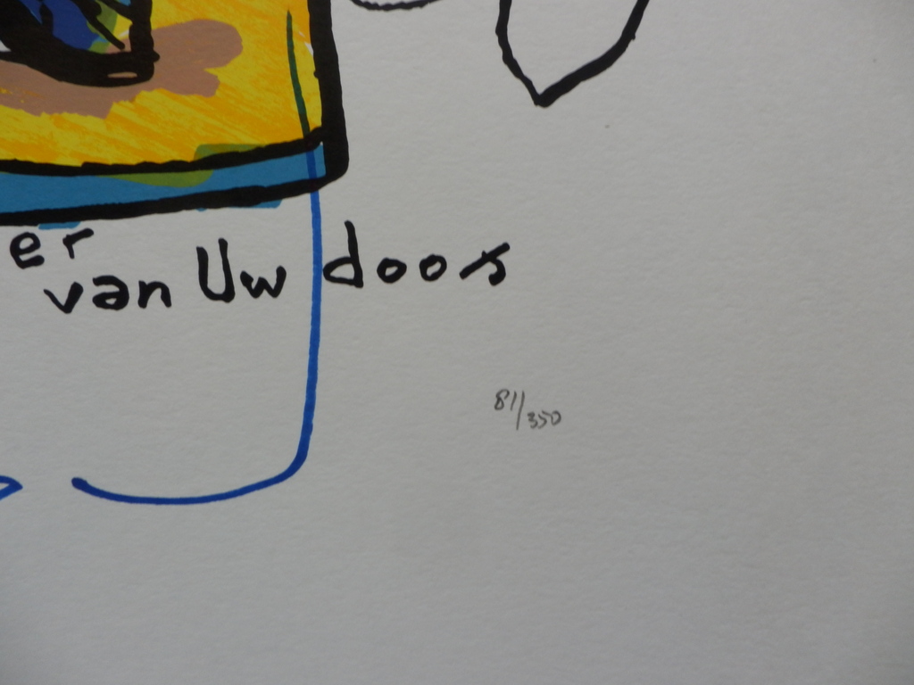 HERMAN BROOD, Gelimiteerde en HANDGESIGNEERDE Zeefdruk  ZEELUCHT kopen? Bied vanaf 175!