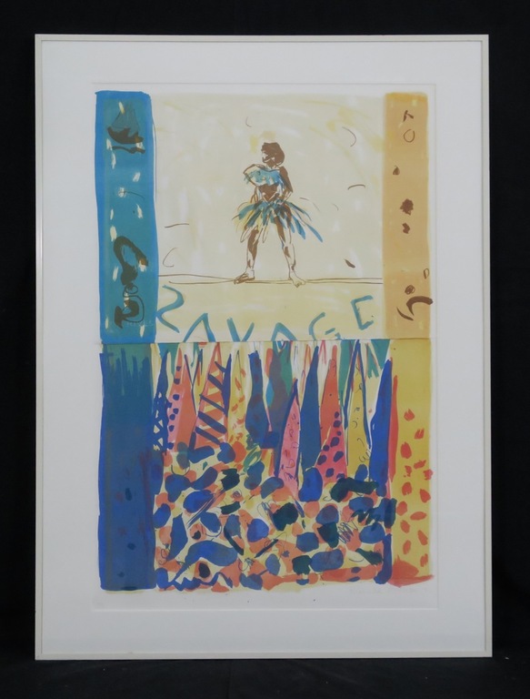 Rieneke Boonman: Litho, Carnaval - Ingelijst (groot) kopen? Bied vanaf 20!