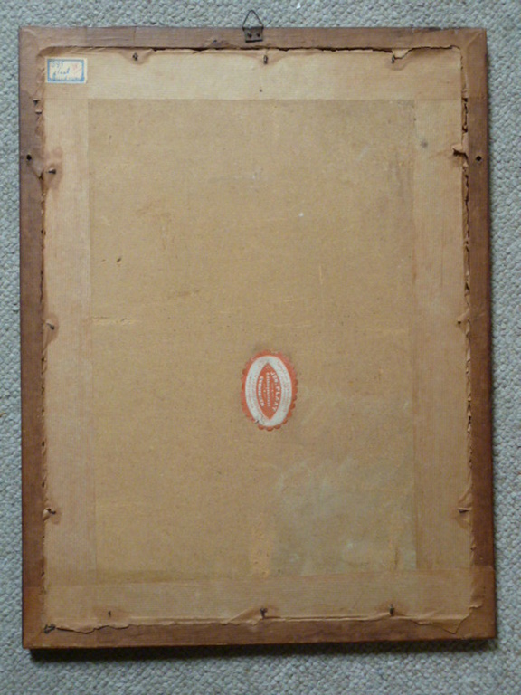 Eduard Schalbroeck - aquarel - Boerin leest krant kopen? Bied vanaf 150!