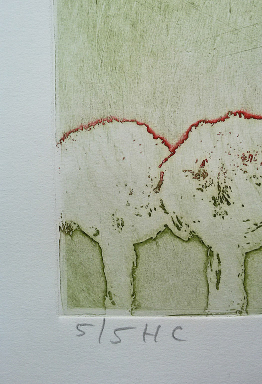 Jan Montyn - Heuvelbloemen Haute Provence, aquatint ets kopen? Bied vanaf 125!