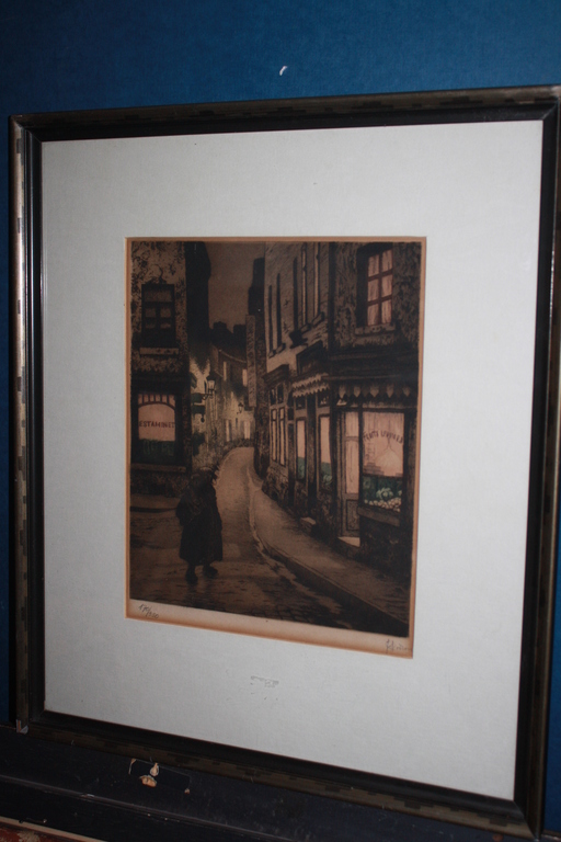 JEF CODRON  - PERSOON IN VERLICHT STRAATJE kopen? Bied vanaf 40!