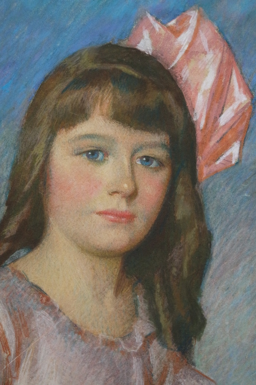 Jelle Troelstra (1891-1979) (Bergense school) - pastel - portret van een meisje kopen? Bied vanaf 175!