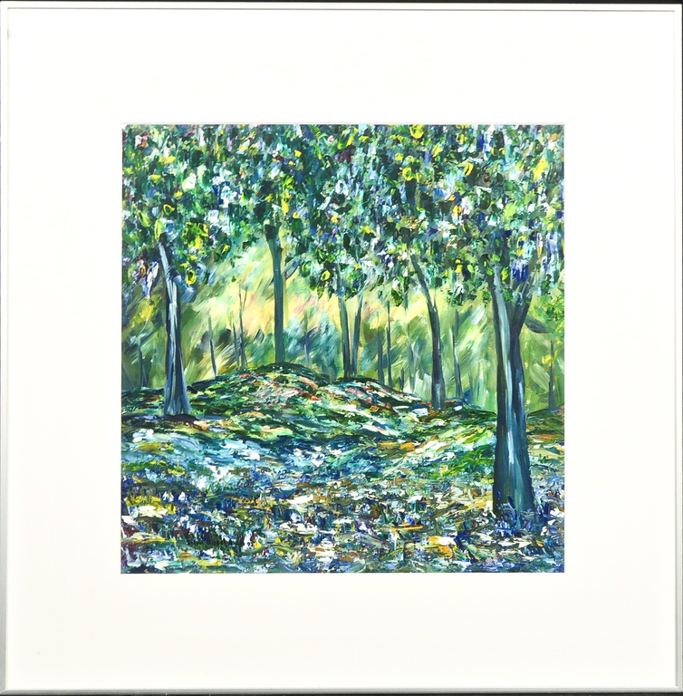 Silvo Boschman: Olieverf, Zonder titel - Ingelijst kopen? Bied vanaf 35!