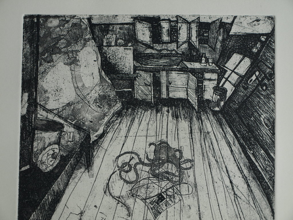 Onbekende kunstenaar : Ets – Titel: 1237 – 2003/2004 – 49 x 20 cm      kopen? Bied vanaf 1!