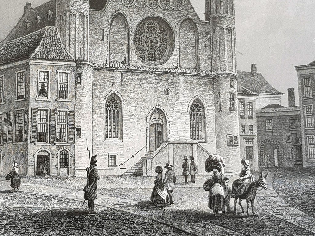 Ludwig Rohbock - Staalgravure - Binnenhof, Den Haag kopen? Bied vanaf 25!