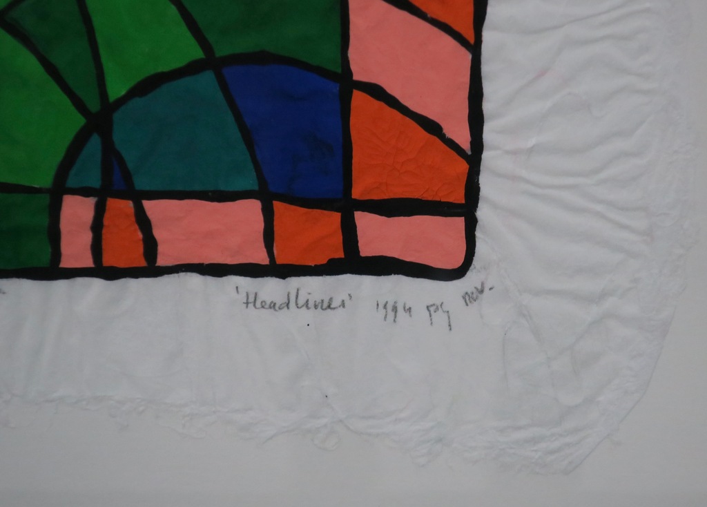 Piet Quekel: Gouache op rijstpapier, Headlines - Ingelijst kopen? Bied vanaf 1!