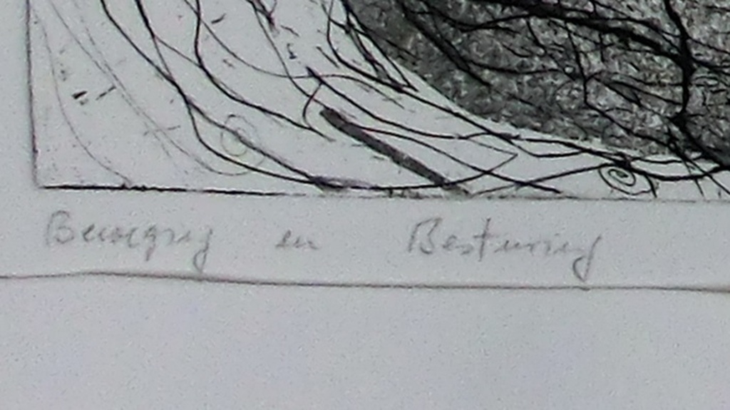 Beweging en besturing, ets uit 1991 kopen? Bied vanaf 10!