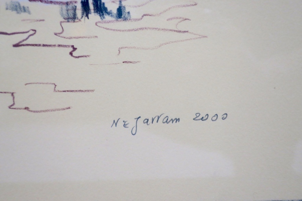 Nour-Eddin Jarram: Litho, Z.T. II - Ingelijst kopen? Bied vanaf 20!