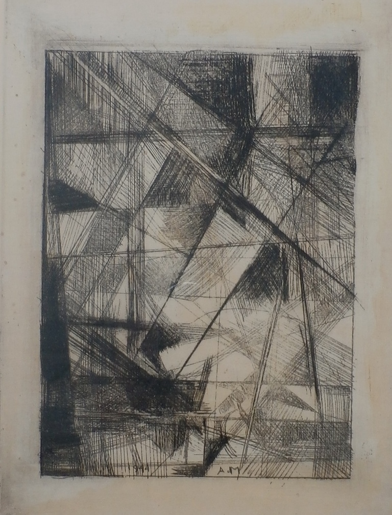 Alfred Manessier - ingelijste ets - 1944 kopen? Bied vanaf 100!