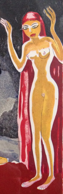 Kees van Dongen, Originele houtgravure uit 1955 kopen? Bied vanaf 1!